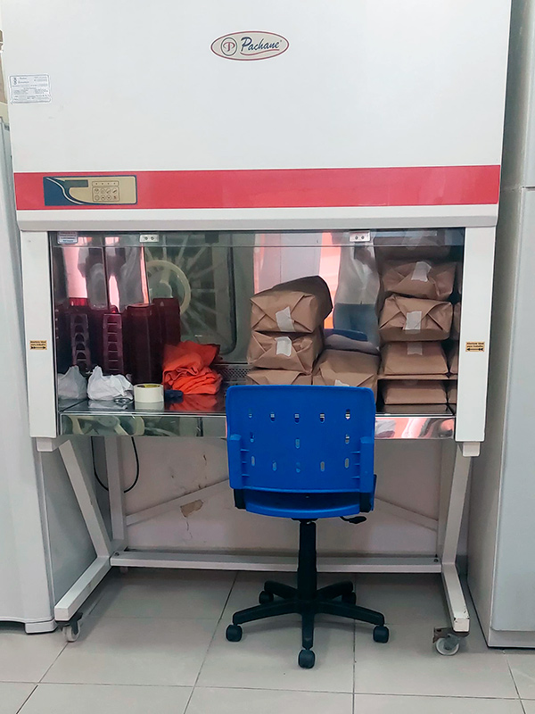 Sala de Preparo e Esterilização